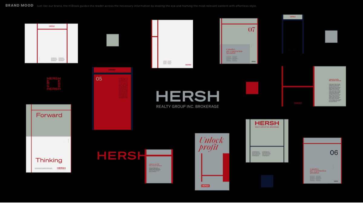A slide from the Hersh brand system deck